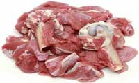 goat meat mixed