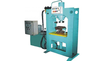 Interlocking tile making machine