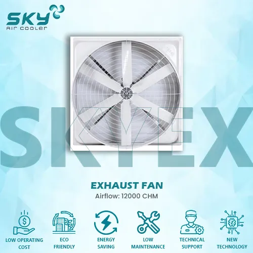 Exhaust fan by sky air cooler